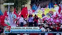 Alejandra del Moral se dijo confiada de ganar la gubernatura del Edoméx