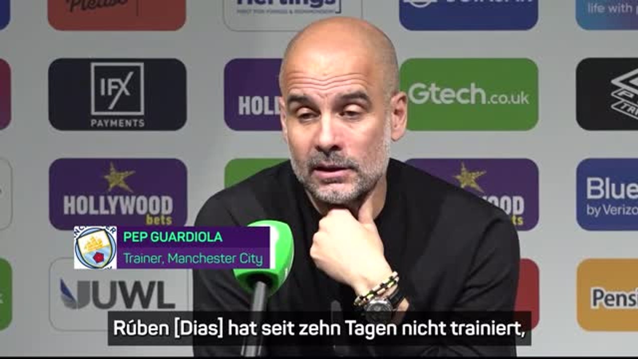 Guardiola: 'Grealish hat seit Tagen nicht trainiert'