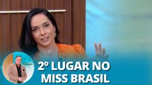 Izabella Camargo relembra início de carreira como miss e passagem pelo SBT