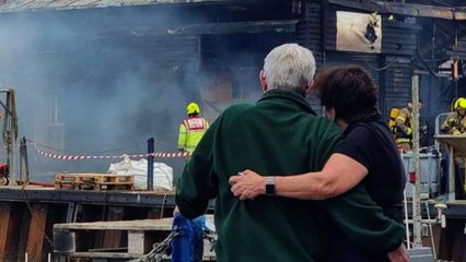 Owner of burnt down Whitstable restaurant pays tribute to late husband