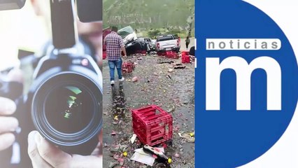 Impresionante accidente de tránsito en Ecuador
