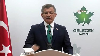 Ahmet Davutoğlu'ndan seçim açıklaması