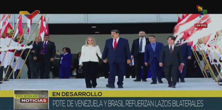 Presidentes de Brasil y Venezuela culminan reunión de interés bilateral