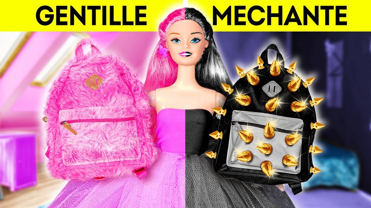 Transformation De Poupee Mechante Vs Gentille || Transformation Totale Diy ! Créations Par 123 Go!