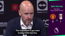 Ten Hag calls for investment from Manchester United board next season