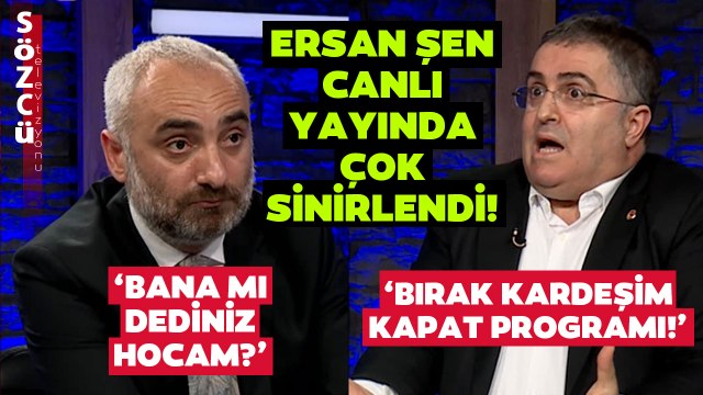 Sözcü TV Canlı Yayınında Eşi Görülmemiş Tartışma! Ersan Şen Çok Sinirlendi