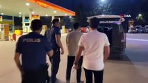 Bursa'da şüphelilerin polisle kovalamacası kamerada