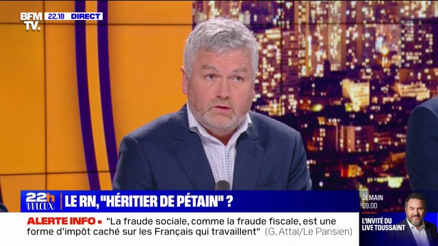RN héritier de Pétain : une attaque contre des millions d'électeurs pour Jérôme Sainte-Marie, formateur des cadres du Rassemblement National