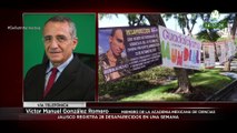 Víctor Manuel González habla de que Jalisco registra 28 desaparecidos en una semana