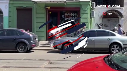 Rusya Kiev'i vurdu, saldırıya yakalanan çocuklar çığlık çığlığa koştu