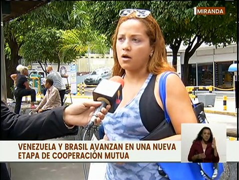 Mirandinos califican como positiva la relación entre Brasil y Venezuela