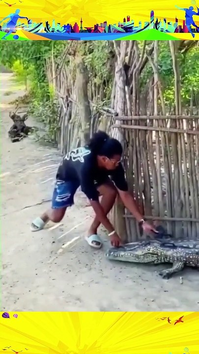 funny video pranking people with stuffed crocodile  #funnyreels #funnyreelsvideo #funnyvideos #funnyvideosdaily #funnyvideo #videolucu
