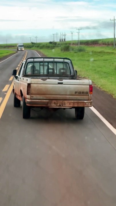 Pickup Looks Like It's Driving Sideways