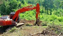 Efficient Agricultural Partner Hitachi 210 MF Excavator Improves Farm Work