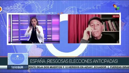 Aznárez: Convocatoria a elecciones anticipadas es una huida hacia delante del gobierno de Sánchez
