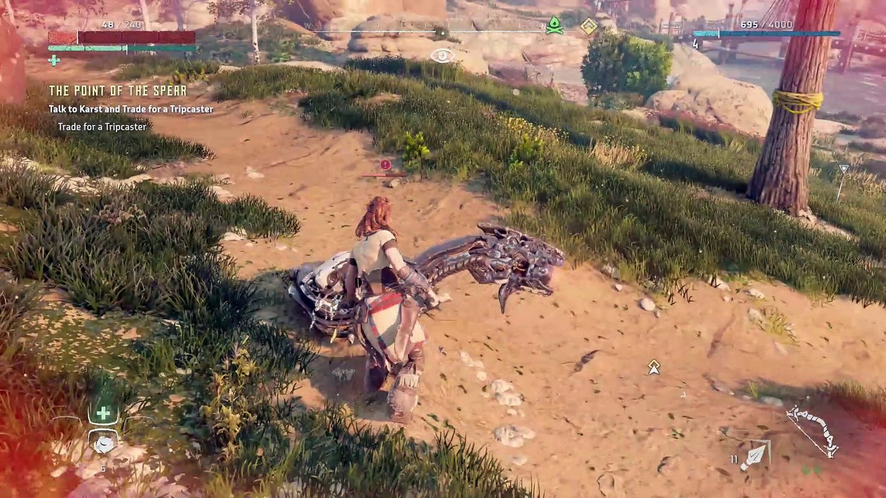 Meeting Roast at the North Gate Where he teaches to fight with the  Deadly Machine Sawtooth.