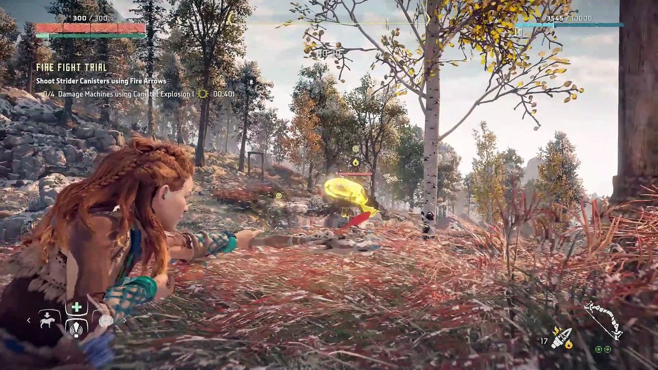 HORIZON ZERO DAWN- Begin the Hunting Trials | Fire Fight Trial.