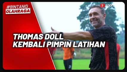Thomas Doll Kembali Pimpin Latihan Persija, Anak Baru dari Jepang Langsung Disuruh Koprol