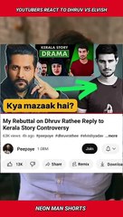 YouTubers React to Dhruy Rathee Vs Elvish Yadav Controversy!| Elvish Yadav Dhruv Rathee #shorts