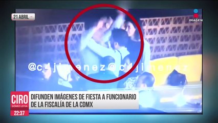 Festejan en terraza de hotel cumpleaños de elemento de la Fiscalía CDMX | Ciro