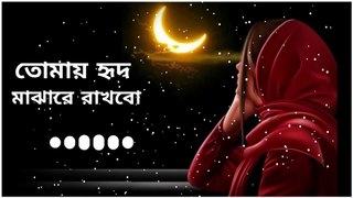 Tomay hrid majhare rakhbo ( Lofi Song ) | Bangla song | তোমায় হৃদ মাঝারে রাখবো | Lyrics video