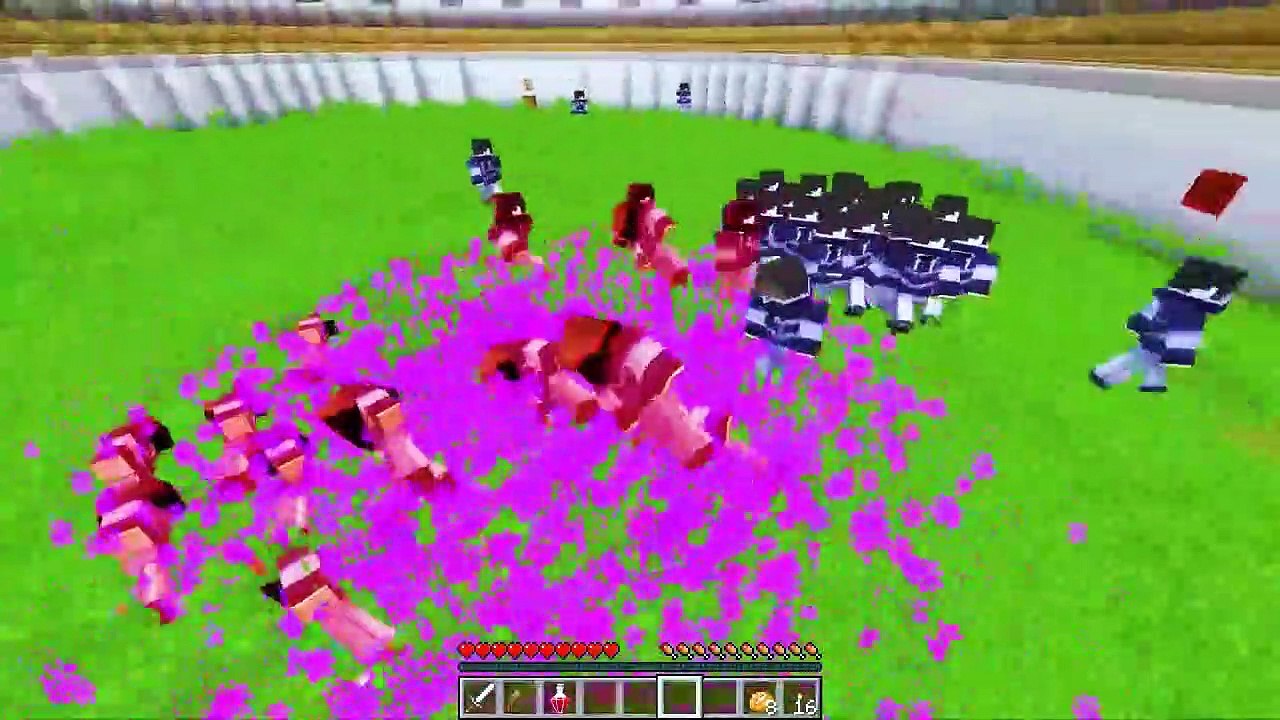 APHMAU vs 100 ZANES in Minecraft!