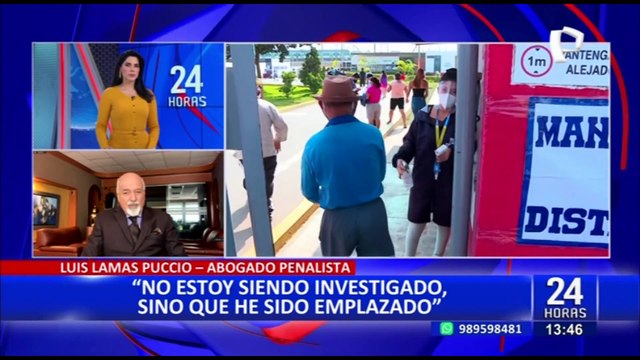 Abogado Lamas Puccio aclara investigación por presunta falsificación de firmas
