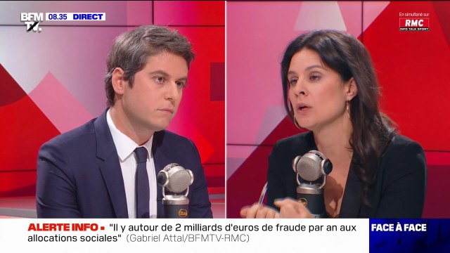 Gabriel Attal: Il y a autour de 2 milliards d'euros de fraude par an aux allocations sociales