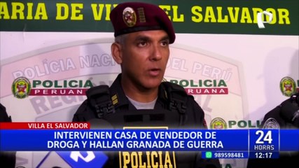 VES: Encuentran granada de guerra durante intervención a vivienda de vendedor de droga