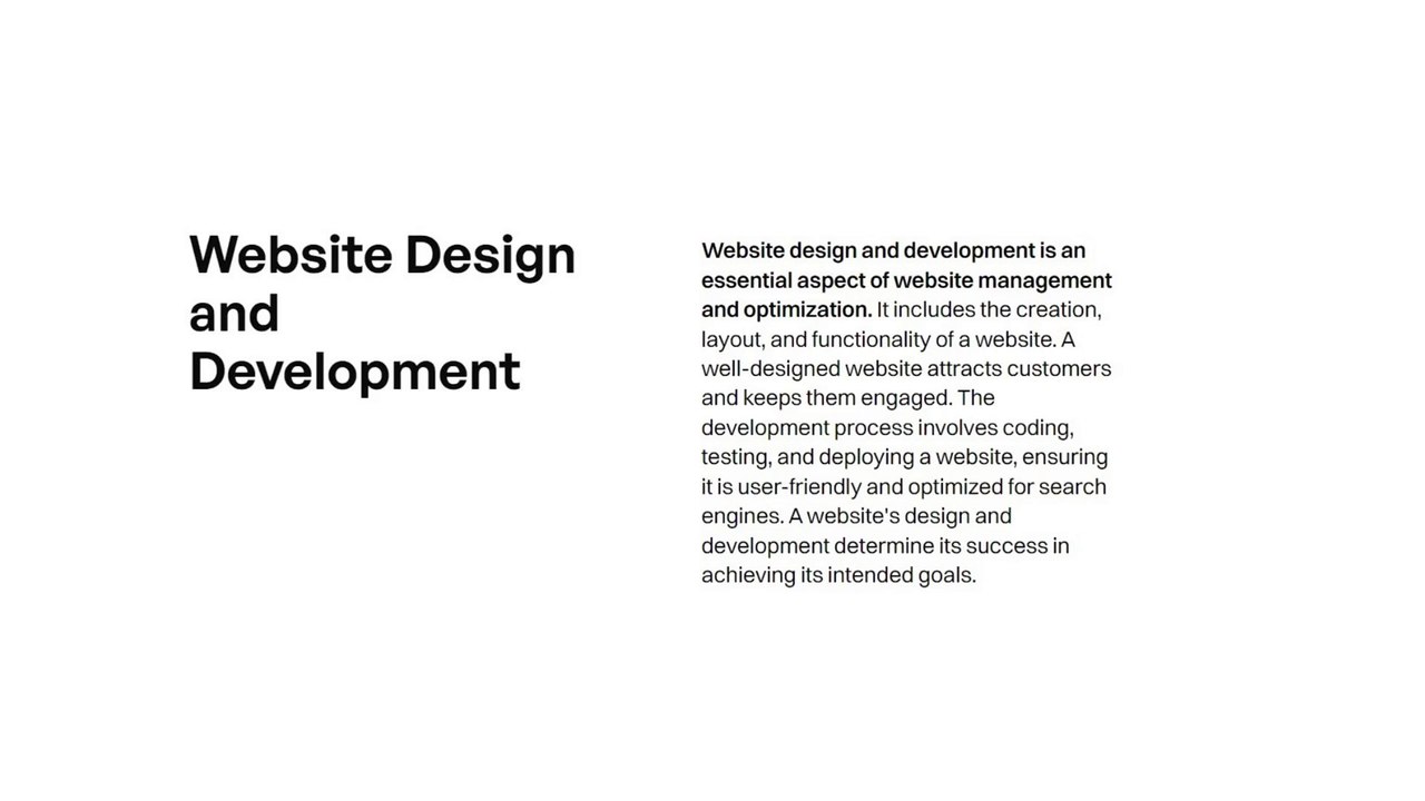 Manage your online presence by optimizing your website