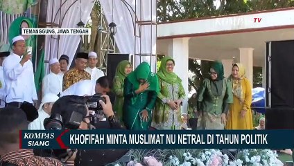 Khofifah Minta Anggota Muslimat NU untuk Jaga Independensi & Tak Lakukan Politik Identitas di 2024!