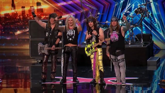Steel Panther Unleashes Epic 'Eyes of a Panther' Performance on AGT 2023 - Auditions You Can't Miss!