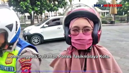 Viral, Ibu Hamil di Tasikmalaya Ngidam Naik Motor Patroli Polisi Keliling Kota