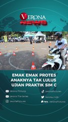 EMAK EMAK PROTES ANAKNYA TIDAK LULUS UJIAN SIM C