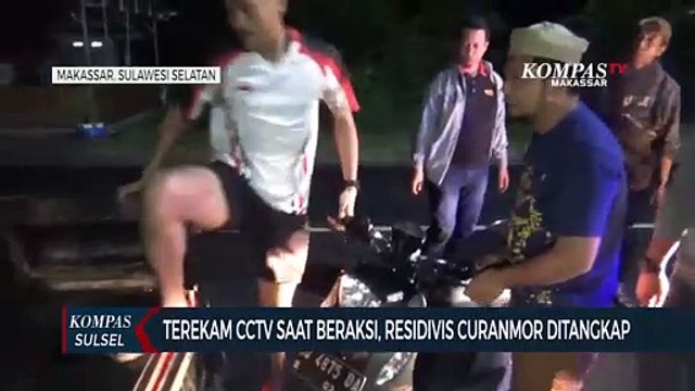 Terekam CCTV Saat Beraksi, Resedivis Curanmor Ditangkap