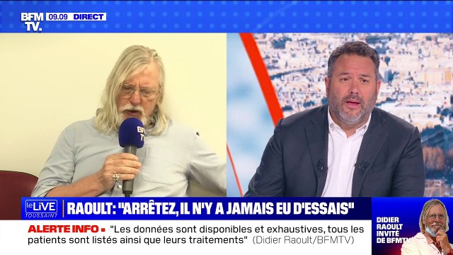 On arrête l'interview maintenant ! : Echange très tendu entre Didier Raoult et Bruce Toussaint sur BFMTV