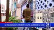 El Agustino: delincuentes golpean y roban camioneta a vecino en la puerta de su casa
