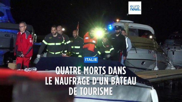 Italie : quatre morts après le naufrage d'un bateau de tourisme sur le lac Majeur