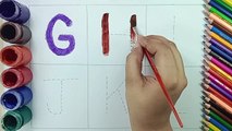 HOW TO WRITE CAPITAL LETTERS G TO L /ALPHABETS /ABC /ABC ABCD /ATOZ LETTERS /STARS SCHOOLING