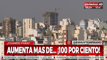 Inquilinos pagarán en junio un aumento cercano al 100%
