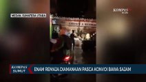 Polisi Sita Senjata Tajam dan Batu dari 6 Remaja Pelaku Konvoi yang Ditangkap