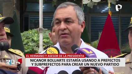 Mininter investigará a prefectos por presunta participación en partido promovido por hermano de Dina Boluarte