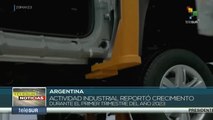 Industria argentina incrementa producciones