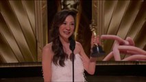 Michelle Yeoh Wins Best Actress in a Leading Role for 'Everything Everywhere All at Once' at 95th Oscars 2023