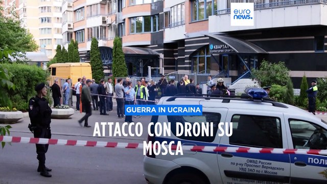 Mosca: attacco con droni. Nessuna vittima, danni a edifici residenziali