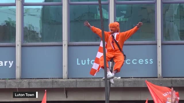 Championship - Luton Town célèbre ses héros et sa montée en Premier League