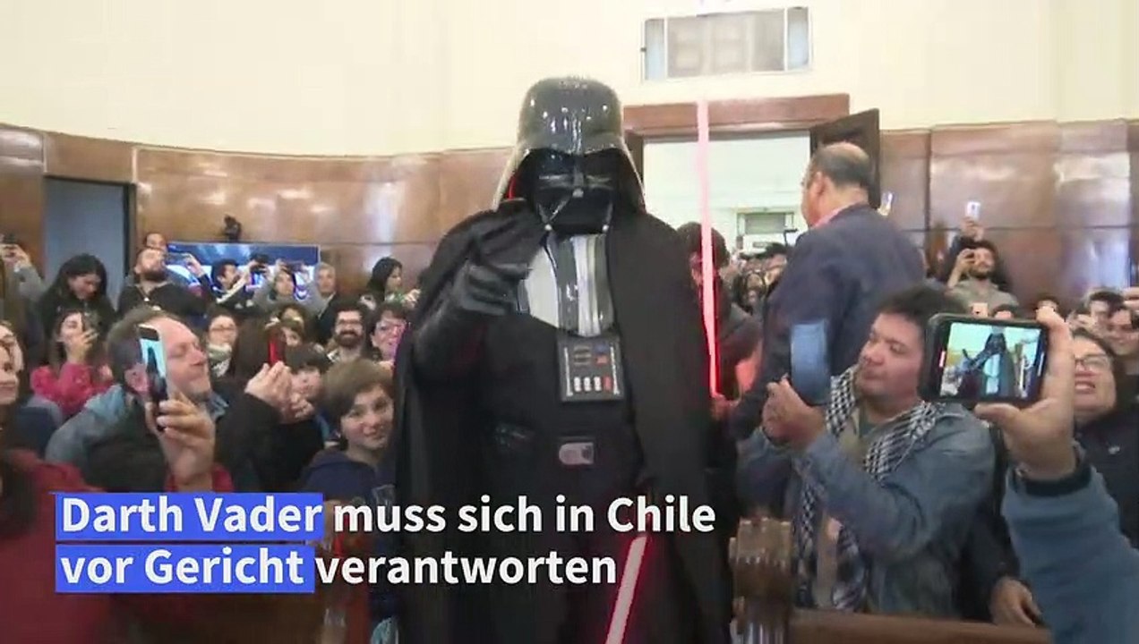 Darth Vader in Chile vor Gericht