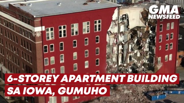 6-storey apartment building sa Iowa, gumuho | GMA News Feed