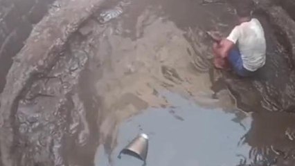 मंडला:पानी को लेकर मची त्राहि त्राहि,गंदा पानी पीने को मजबूर ग्रामीण,देखें हाल