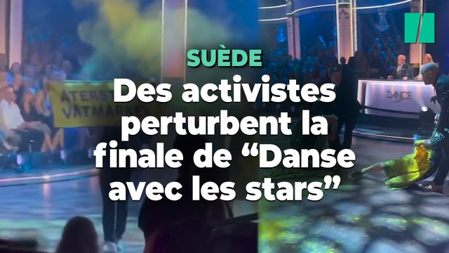 En Suède, la finale de « Danse avec les stars » perturbée par des militants pour le climat